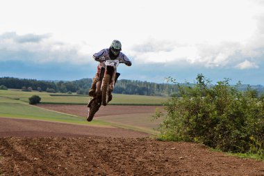 Windsberg, Almanya - 29 Haziran 2019 Motocross eğitimi Windsberg Almanya