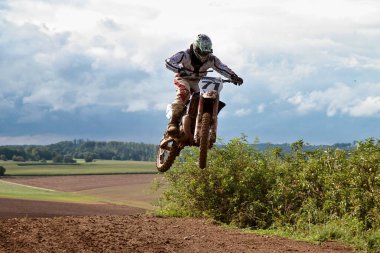 Windsberg, Almanya - 29 Haziran 2019 Motocross eğitimi Windsberg Almanya
