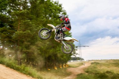 Warching, Almanya - 29 Haziran 2019 Motocross eğitimi