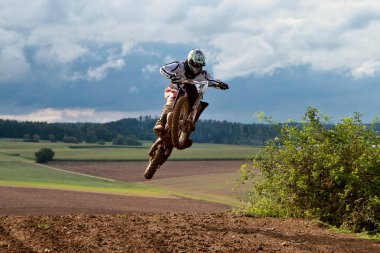 Windsberg, Almanya - 29 Haziran 2019 Motocross eğitimi Windsberg Almanya