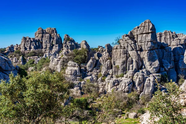 Die Einzigartige Gestalt Der Felsen Ist Auf Die Erosion Zurückzuführen — Stockfoto