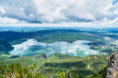 Almanya 'nın ünlü Jochberg, Bavyera manzarası