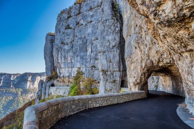 Vercors 'un Fransa' daki manzarası - Combe Laval, Col del la Machine, Fransa, Avrupa