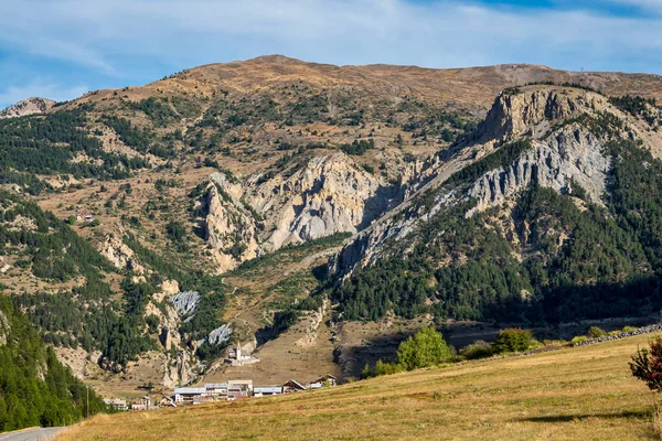 Fransız Alpleri Nin Alp Manzarası Fransa Provence Alpleri Ndeki Cervieres — Stok fotoğraf