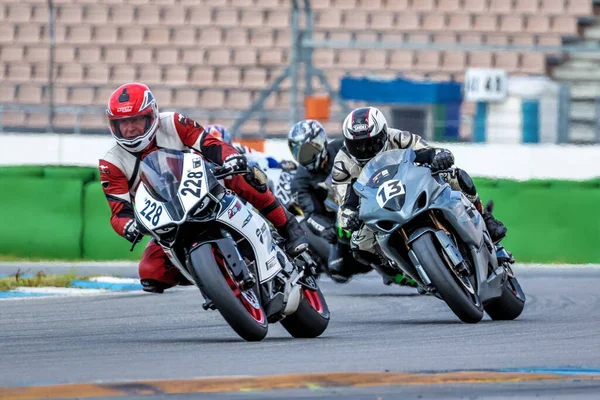 Hockenheim Tyskland Juni 2019 Motorcykelträning Baden Wurttemberg Racingcenter Eller Hockenheimring — Stockfoto