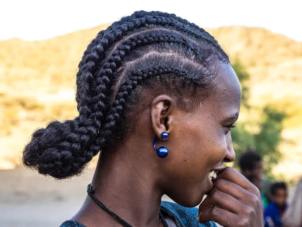 Lalibela Etiópia Fevereiro 2020 Povo Etíope Nas Estradas Lalibela Etiópia — Fotografia de Stock