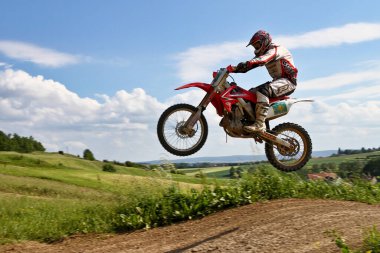 Windsberg, Almanya - 29 Haziran 2020 Motocross eğitimi Windsberg Almanya