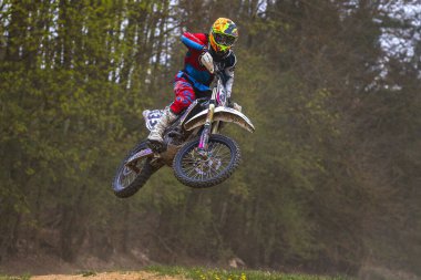 Warching, Almanya - 29 Haziran 2020 Motocross eğitimi