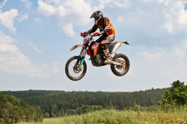 Warching, Almanya - 29 Haziran 2020 Motocross eğitimi