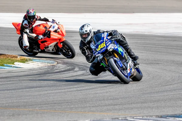 Hockenheim Tyskland Juni 2020 Motorcykel Race Utbildning Baden Wurttemberg Race — Stockfoto