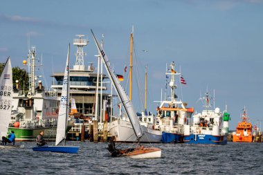 Travemuende, Almanya - 28 Temmuz 2018 Seyahat Haftası