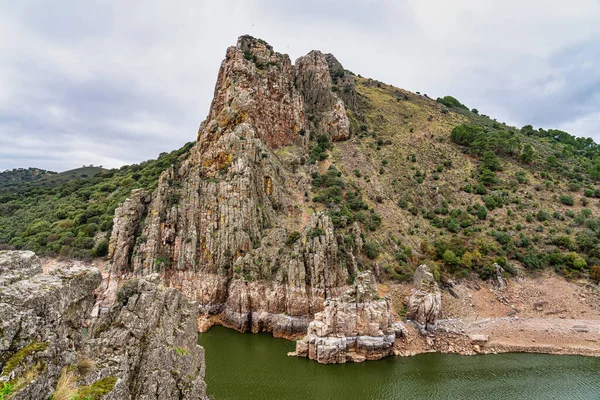 Landscape View Salto Del Gitano Monfrague National Park Caceres Extremadura — Stock Photo, Image