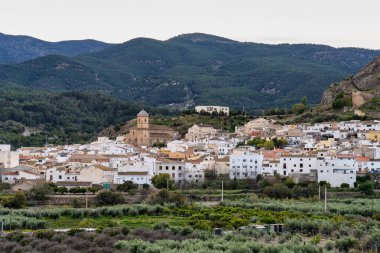 Purchena köyü Sierra de Los Filabres, Almeria Eyaleti, Endülüs, İspanya.