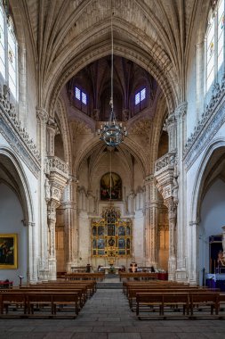 San Juan de los Reyes Manastırı 'nın İçi Eski Toledo, İspanya, UNESCO Dünya Mirası