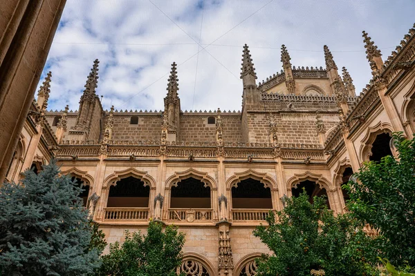 Gotické Atrium Kláštera San Juan Los Reyes Starém Městě Toledo — Stock fotografie