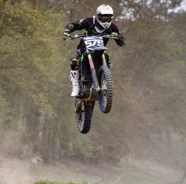 Warching, Almanya - 29 Haziran 2019 Motocross eğitimi