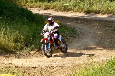 Warching, Almanya - 29 Haziran 2019 Motocross eğitimi