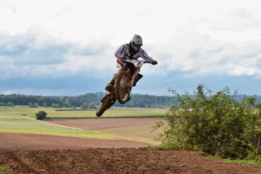 Windsberg, Almanya - 29 Haziran 2019 Motocross eğitimi Windsberg Almanya