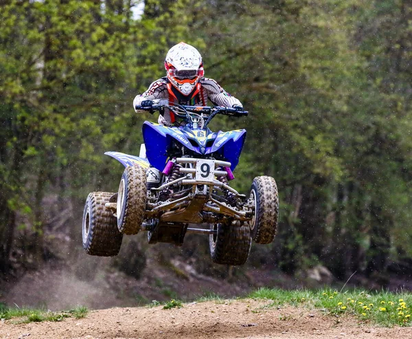 Ostrzeżenie Niemcy Czerwca 2019 Trening Motocyklowy Warching Germany — Zdjęcie stockowe