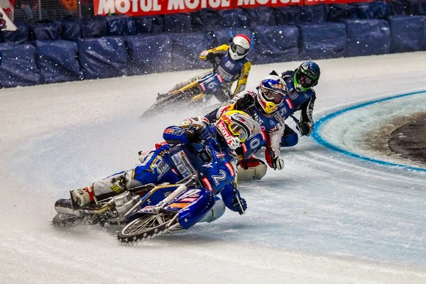 Inzell Germany March 2019 World Ice Speedway Championship Sport Returns — Stock Photo, Image