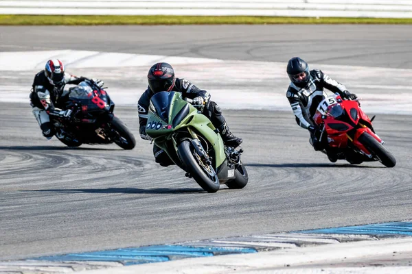 Hockenheim Allemagne Juin 2019 Entraînement Course Moto Centre Course Baden — Photo