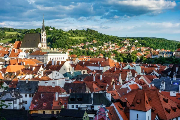 Eglise Saint Vitus Paysage Urbain Cesky Krumlov République Tchèque Europe — Photo