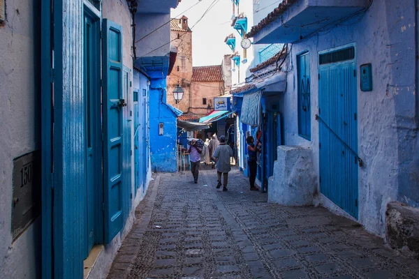 Chefchaouen Fas Ekim 2019 Kuzeybatı Fas Bir Şehir Olan Mavi — Stok fotoğraf