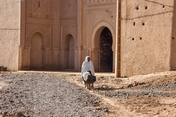 Rissani Marokko Oktober 2019 Menschen Der Kasbah Von Rissani Marokko — Stockfoto