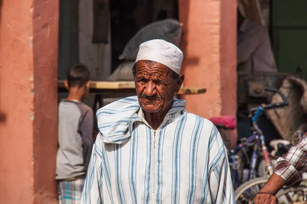 Rissani Marocko Okt 2019 Fårmarknaden Souk Staden Rissani Marocko Marockanska — Stockfoto