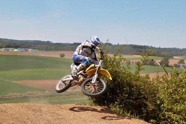 Windsberg, Almanya - 29 Haziran 2019 Motocross eğitimi Windsberg Almanya