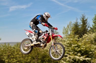 Windsberg, Almanya - 29 Haziran 2019 Motocross eğitimi Windsberg Almanya