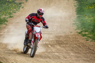 Warching, Almanya - 29 Haziran 2019 Motocross eğitimi