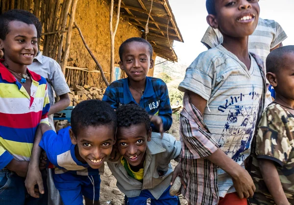 Aksum Ethiopie Février 2020 Les Ethiopiens Sur Route Axum Aux — Photo