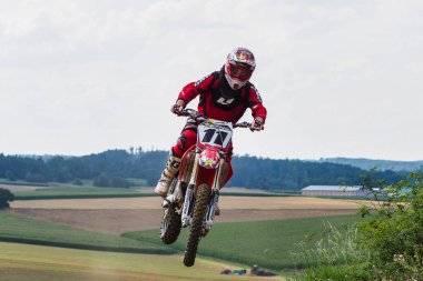 Windsberg, Almanya - 29 Haziran 2019 Motocross eğitimi Windsberg Almanya