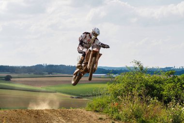 Windsberg, Almanya - 29 Haziran 2019 Motocross eğitimi Windsberg Almanya