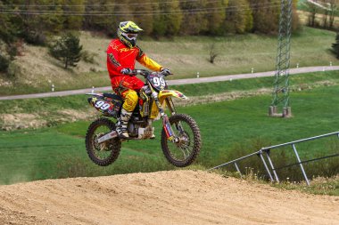 Warching, Almanya - 29 Haziran 2019 Motocross eğitimi