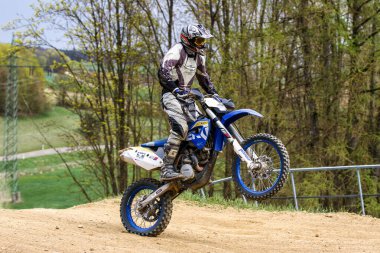 Warching, Almanya - 29 Haziran 2019 Motocross eğitimi