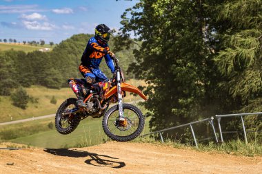 Warching, Almanya - 29 Haziran 2019 Motocross eğitimi