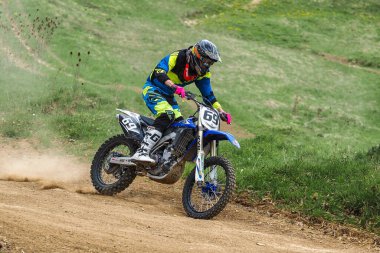 Warching, Almanya - 29 Haziran 2019 Motocross eğitimi
