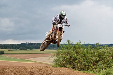 Windsberg, Almanya - 29 Haziran 2019 Motocross eğitimi Windsberg Almanya