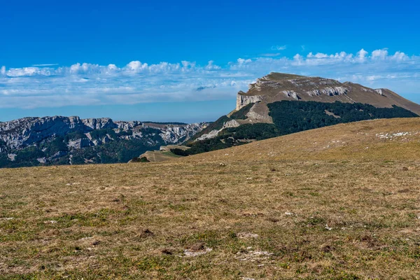 Col Bataille Ombleze France View Plateau Tete Dame Vercors Mountains — Stock Photo, Image
