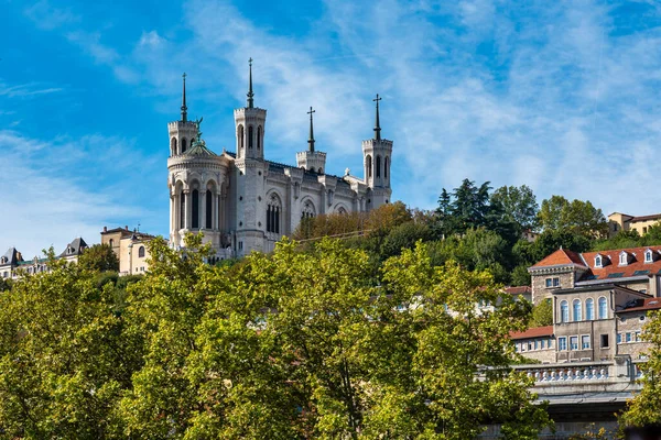 Notre-Dame Fourviere Bazilikası, La Basilique Notre Dame de Fourviere Lyon, Fransa, Avrupa