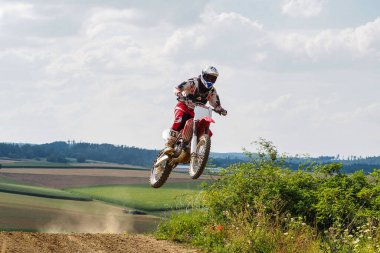 Windsberg, Almanya - 29 Haziran 2019 Motocross eğitimi Windsberg Almanya