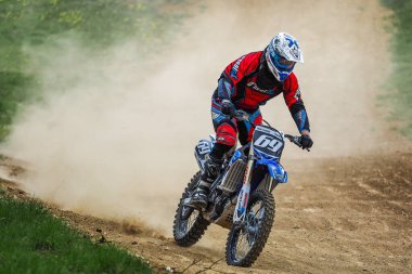 Warching, Almanya - 29 Haziran 2019 Motocross eğitimi