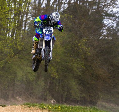 Warching, Almanya - 29 Haziran 2019 Motocross eğitimi
