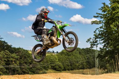 Warching, Almanya - 29 Haziran 2019 Motocross eğitimi