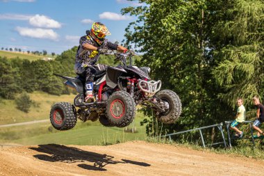 Warching, Almanya - 29 Haziran 2019 Motocross eğitimi