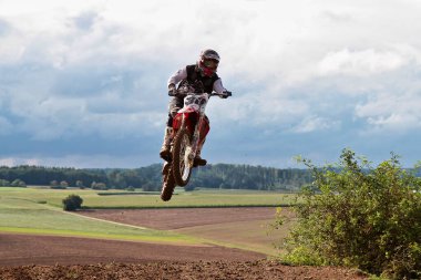 Windsberg, Almanya - 29 Haziran 2019 Motocross eğitimi Windsberg Almanya