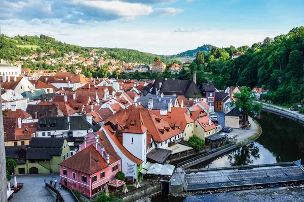 Eglise Saint Vitus Paysage Urbain Cesky Krumlov République Tchèque Europe — Photo