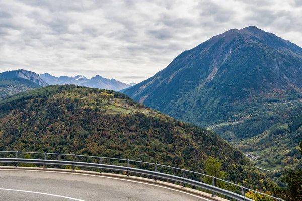 Lugar Entre Col Montets França Col Forclaz Suíça — Fotografia de Stock